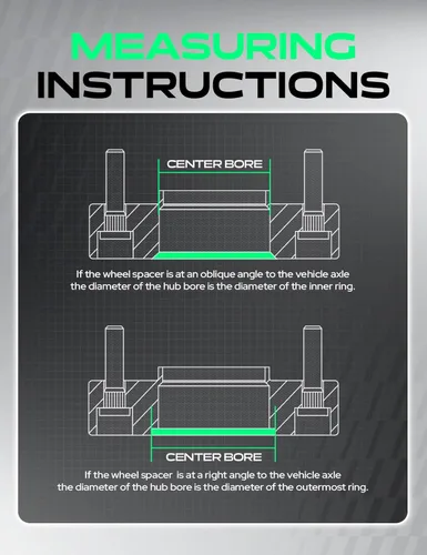 Vista 9 de YHTAUTO Espaciadores de rueda centrados en buje de 0.236 x 5.315 in de 1.5 pulgadas para F-150 2004-2014, Expedition 2003-2014, Navigator 2003-2014