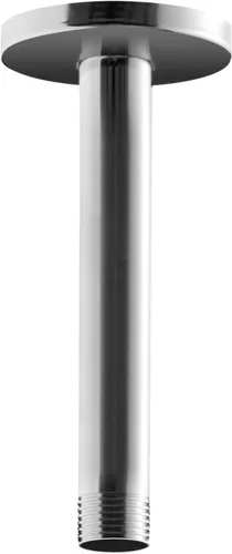 Vista 21 de OFFO Brazo de ducha con brida, 3 pulgadas montaje en techo cabezal de ducha de lluvia de repuesto brazo recto montado en techo para cabezal de ducha