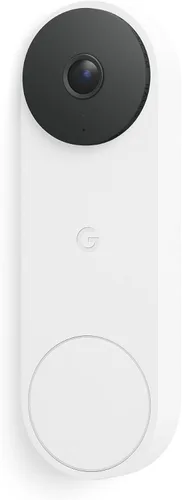 Vista 16 de Google Timbre Nest (cableado, 3ª generación), video 2K y géminis, vista en vivo, visión nocturna, audio bidireccional, funciona con Google Home, Lino