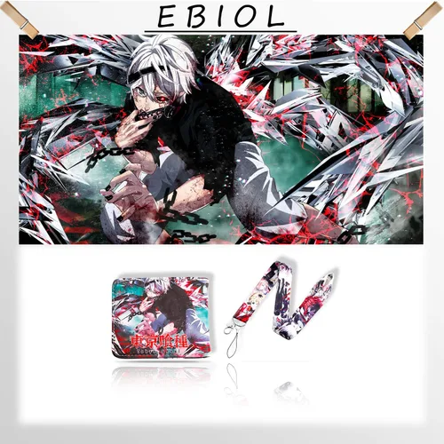 Vista 7 de Anime Tokyo Ghoul - Cartera de piel con cordón Tokio Ghoul