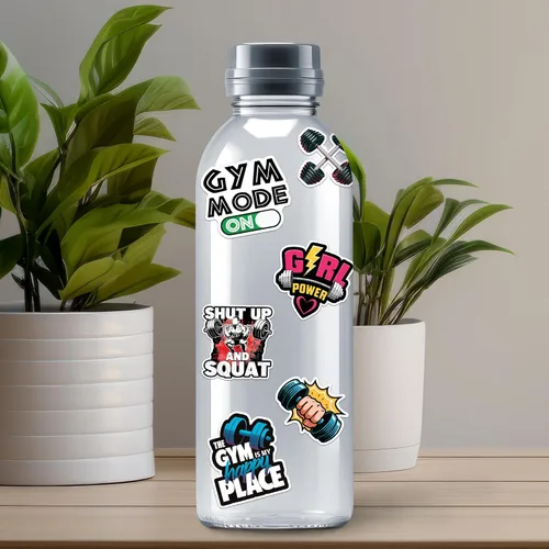 Vista 5 de 50 calcomanías de vinilo impermeable para laptop, botella de agua, teléfono, ventana, bicicleta, estakeboard, álbumes de recortes, regalos