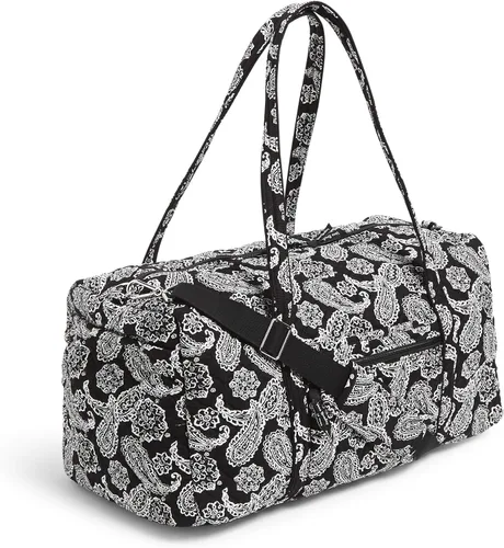 Vista 3 de Vera Bradley Women's Cotton Collegiate Large Travel Duffle Bag (Multiple Teams Available)
