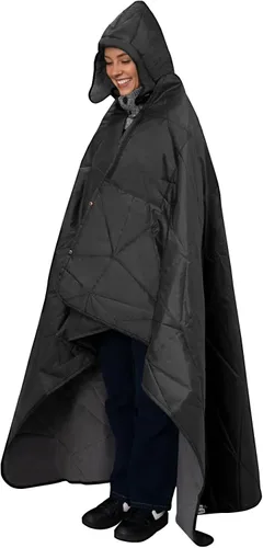 Vista 13 de Manta impermeable para exteriores, manta de estadio de forro polar plegable para eventos deportivos al aire libre, campamento, conciertos