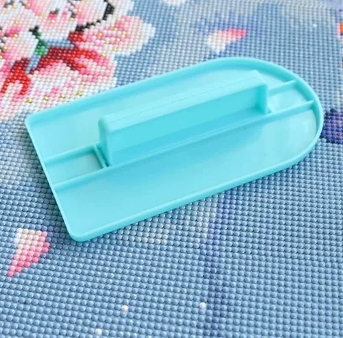Vista 2 de Decoración de pasteles Glaseado Más Suave Paddle Fondant Pulidor Finisher Sugarcraft Tazas (azul)