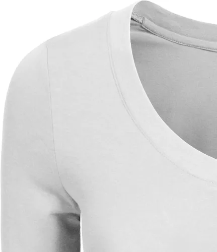 Vista 5 de Camisetas básicas casuales de manga media 34 con cuello en V para niña