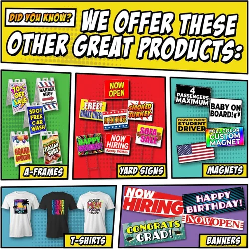 Vista 2 de Cartel de reparación de diésel de 13 onzas, sin tela, vinilo resistente de una sola cara con ojales de metal