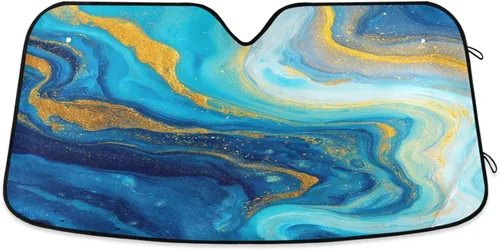 Vista 20 de Boccsty Angry Panda Eyes - Parasol plegable para parabrisas de automóvil, para ventana delantera de camión, bloquea los rayos UV, protector solar