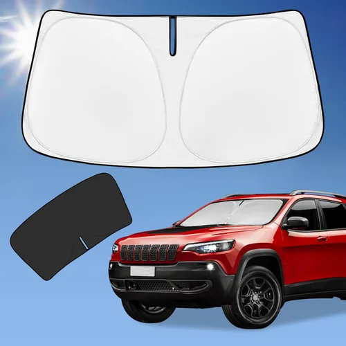 Vista 206 de Parasol de 2025 capas para parabrisas, ajuste personalizado, tela 240T, parasol retráctil que bloquea los rayos ultravioletas, accesorios