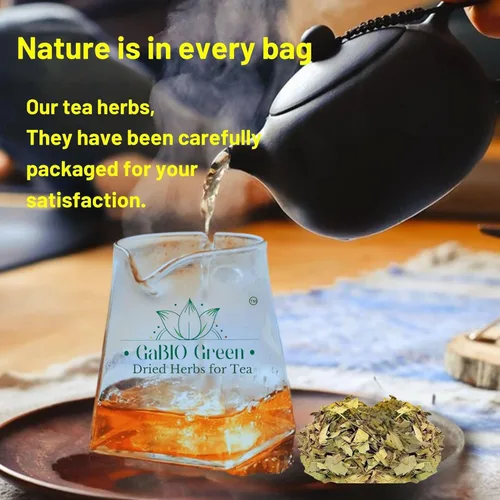 Vista 3 de Gabio Green -Tronadora Retama, 16 onzas/1 libra de té tronadora de calidad premium, bolsa resellable, hierbas de saúco amarillo, hierba tronadora