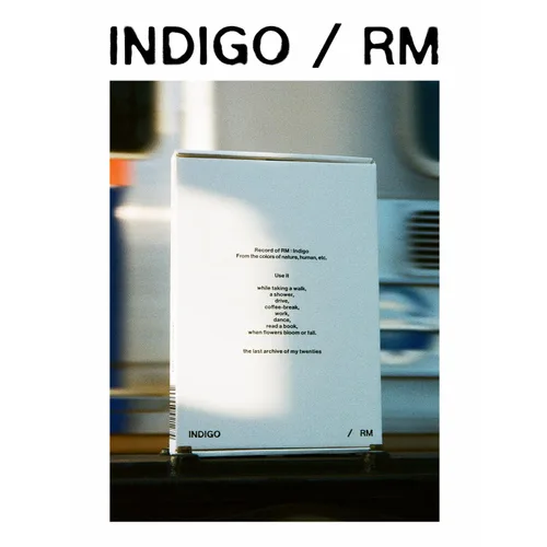 Vista 2 de RM of BTS - [Indigo] (Book Edition) Outer Box + Book + CD + Postcard + Photocard + Fabric Card + Instant Photo + Folded Poster + 2 Extra Photocards