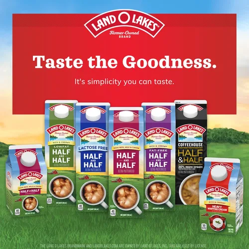 Vista 6 de Land O' Lakes Mini Moo's Half & Half Creamer individuales, estable en el estante, 48 unidades (paquete de 4)