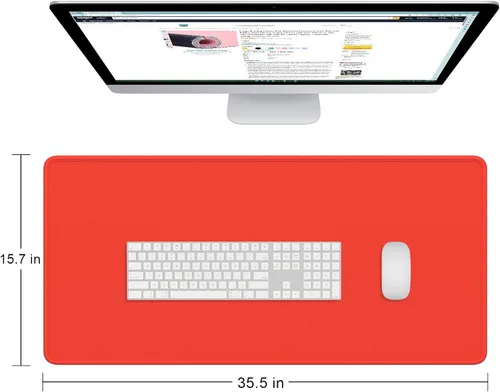 Vista 167 de Dapesuom Alfombrilla grande para mouse, alfombrilla de mouse para juegos extendida con bordes cosidos, alfombrillas de escritorio de tamaño completo