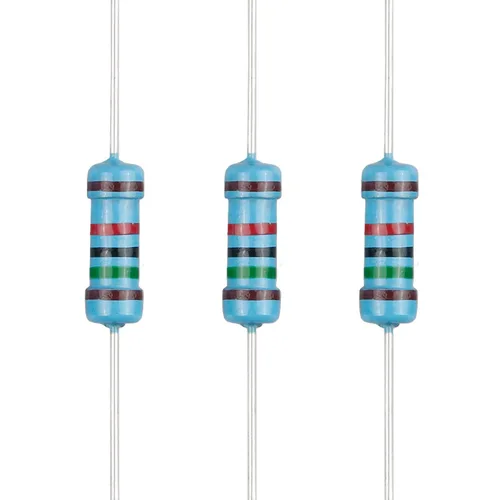 Vista 15 de 100 resistencias de 56 ohmios 1/2 W (0.5 vatios) ±1% tolerancia de película metálica, múltiples valores de resistencia opcional