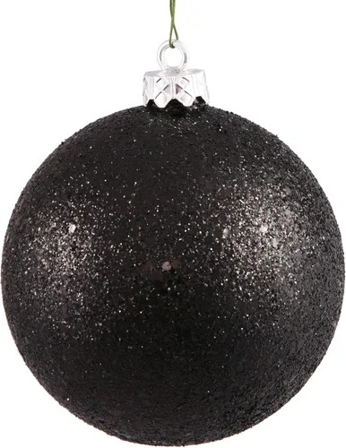 Vista 59 de Vickerman Esfera de adorno de Navidad de 10 pulgadas con acabado de caramelo, plástico inastillable, resistente a los rayos UV, decoración de árbol