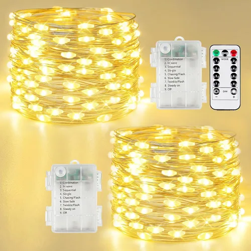 Vista 24 de YIQU Guirnalda de luces de decoración de Pascua, 10 pies, 12 LED, guirnalda de mantel de pollitos para interiores, funciona