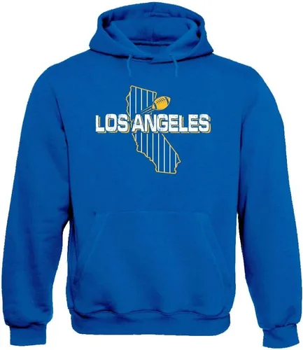 Vista 34 de Xtreme Apparrel Team Field Map Men's Hoodie Sweatshirt for Football Fans