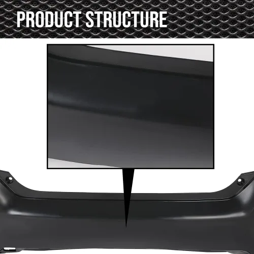 Vista 8 de CNNELL Cubierta de parachoques trasero imprimada compatible con Honda Civic Sedan 4 puertas 2016 2017 2018 2019 2020 HO1100296 04715TBAA00ZZ