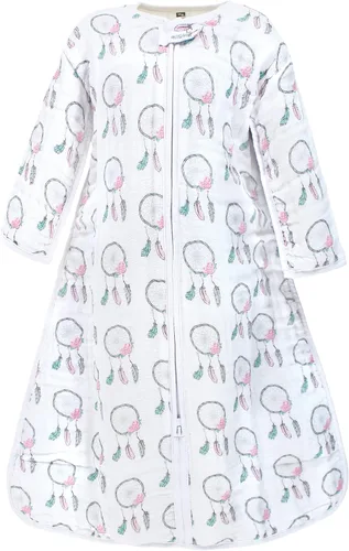 Vista 8 de Hudson Baby Saco de dormir unisex de muselina de manga larga para bebé, manta portátil, saco de dormir