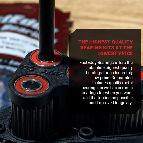 Vista 8 de FastEddy Bearings Compatible con Axial SCX24 Deadbolt Kit de rodamientos sellados