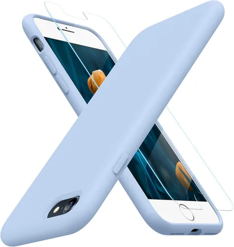 Vista 272 de Miracase Funda ultradelgada diseñada para iPhone SE 2022 (3ª generación)/iPhone SE 2020 (2ª generación)/iPhone 7/iPhone 8 con protector de pantalla