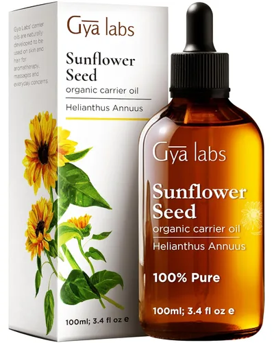 Vista 8 de Gya Labs - Aceite de semillas de zanahoria orgánico para el crecimiento del cabello, tópico para protección ultravioleta, piel seca e irregular