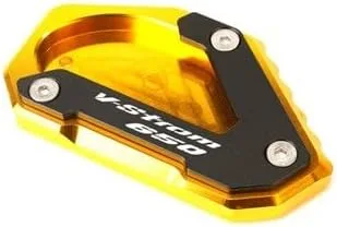 Vista 13 de QQLADY Z for Suzuki V-Strom 650/XT VSTROM 650 DL650 2004-2022 2021 Motorcycle CNC Kickstand Foot Side Stand Extension Pad Support Plate Y
