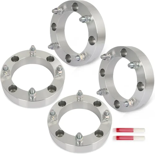 Vista 8 de SCITOO 2 espaciadores de rueda de 1.5 pulgadas, 4 x 156 de diámetro de 5.157 in, 12 x 1.5 pulgadas, adaptadores de espaciadores de rueda de 4
