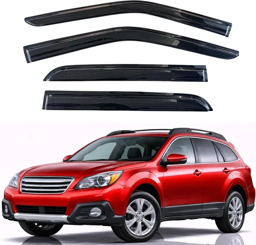 Vista 30 de KPY Protector de lluvia compatible con Toyota RAV4 1996-2000 (4 puertas), 4PC Visera de ventana Deflectores de ventilación de ventana lateral