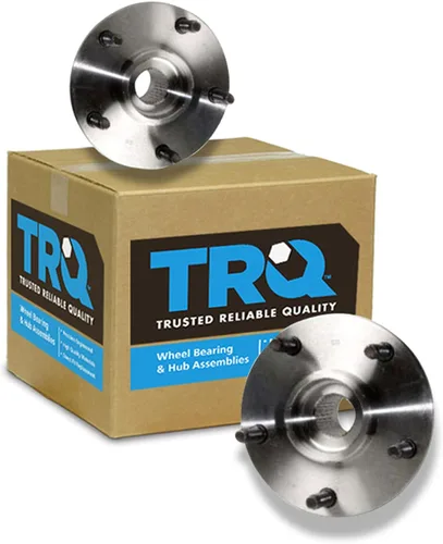 Vista 129 de TRQ Par de conjunto de cubo de cojinete de rueda delantera izquierda derecha, 2 piezas compatible con Lexus GX460 2003-2009 GX470 2003-2023 Toyota