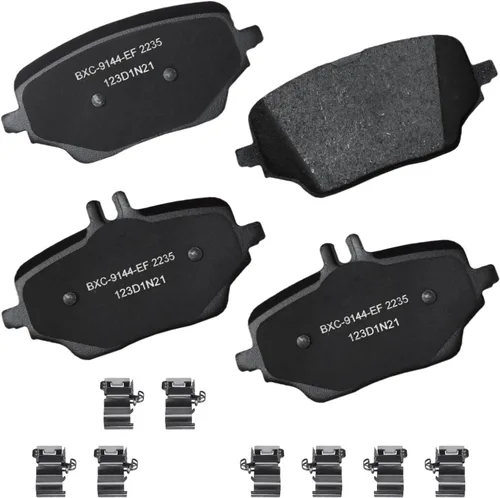 Vista 208 de Pastillas de freno traseras cerámicas Bendix Premium SBC1100 para Nissan Frontier 2024-2005, Xterra 2015-2005, Suzuki Equator 2012-2009