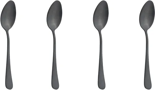 Vista 17 de Servidor de pastel de 4 piezas negro mate de 8.85 pulgadas, cortador de pizza, cuchillo, espátula, rebanada, juego de cubiertos de mesa de acero