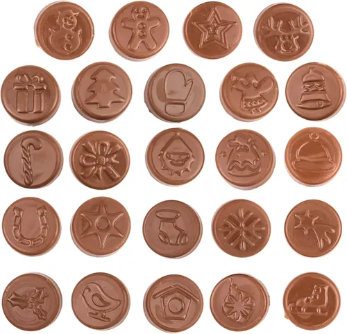 Vista 4 de Galerie Bluey - Calendario de Adviento con cuenta regresiva para Navidad 2025, 24 días con chocolate, 1.76 onzas