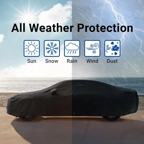 Vista 66 de iCarCover Funda de automóvil personalizada de alta calidad para Mazda 1200 1970, resistente, impermeable, para todo tipo de clima, lluvia, nieve