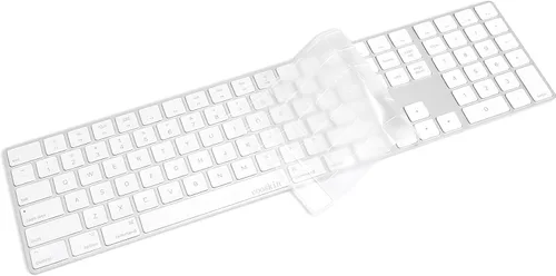 Vista 7 de Funda protectora de teclado de TPU ultra fina para teclado mágico A2520 (teclado mágico 2021 con teclado numérico Touch ID)