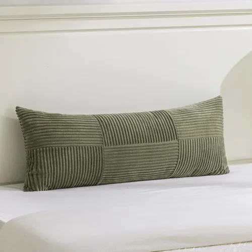 Vista 61 de Fancy Homi Fundas de almohada decorativas lumbares de color amarillo mostaza de 12 x 20 pulgadas para sala de estar, sofá cama, estilo rústico