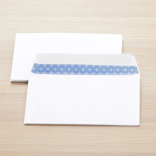 Vista 7 de Amazon Basics Sobres de correo autosellables de seguridad, blanco, 6 3/4, paquete de 100