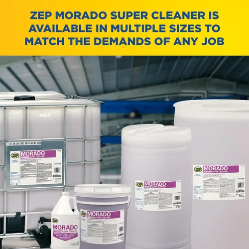 Vista 6 de Zep Morado Purple 85650 - Superlimpiador concentrado de 20 galones (1 unidad) - Desengrasante industrial extra resistente, libre de fosfato