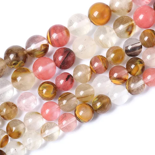 Vista 30 de 38 piezas de cuentas de piedra natural de malaquita azul de 10 mm, cuentas sueltas redondas de gemas para hacer joyas, pulsera, collar de 38 cm