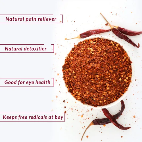 Vista 4 de Himalayan Chef Pimentero triturado rojo – Copos de chile rojo triturado orgánicamente ideal para pizza, sastrilla, mariscos y pasta (3.88 onzas)