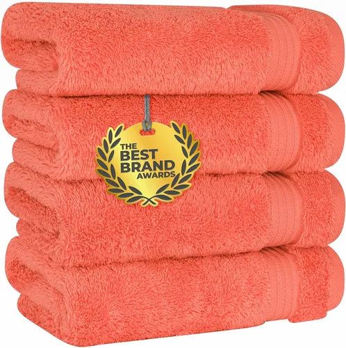 Vista 82 de Cotton Paradise - Alfombras de baño antideslizantes 100% algodón para el baño, 17 x 24 pulgadas, suaves, absorbentes, de secado rápido, lavables a