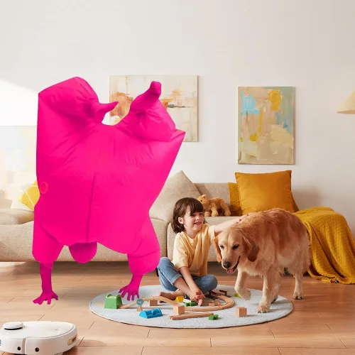 Vista 7 de traje inflable para adultos, ideal para disfraz de halloween y fiestas
