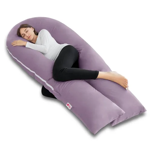 Vista 20 de Meiz Almohada de embarazo, almohada corporal de embarazo, almohadas de embarazo para dormir, almohada de maternidad para mujeres embarazadas