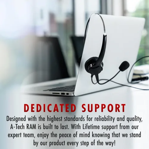 Vista 6 de A-Tech 8GB DDR5 4800MHz PC5-38400 CL40 SODIMM 1.1V Memoria RAM de 1.1V sin ECC sin búfer SO-DIMM de 262 pines para actualización de memoria