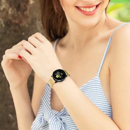 Vista 6 de Morsey - Correa compatible con Samsung Galaxy Watch de 1.81 pulgadas (1.811 in), Gear S3 Frontier/Classic Band, correa de acero inoxidable de 0.866