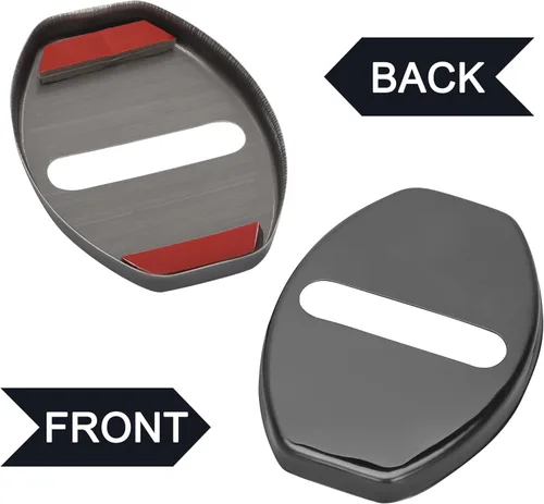 Vista 6 de TOMALL 4 piezas de protector de cierre de puerta de coche, compatible con Volkswagen Jetta GLI Beetle Golf GTI Alltrack SportWagen Tiguan Passat