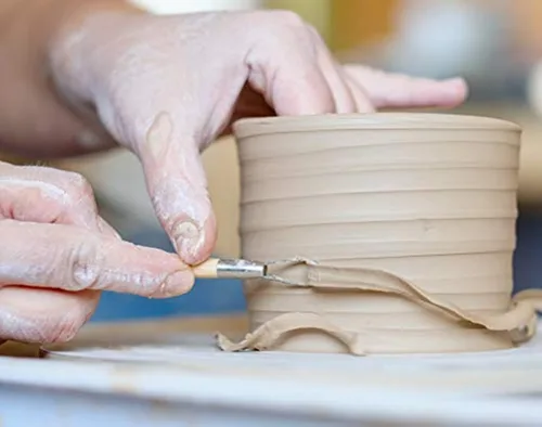 Vista 5 de Zittop Juego de herramientas de escultura de arcilla polimérica – Kit de herramientas de cerámica de cerámica y arcilla para modelar madera – Kit