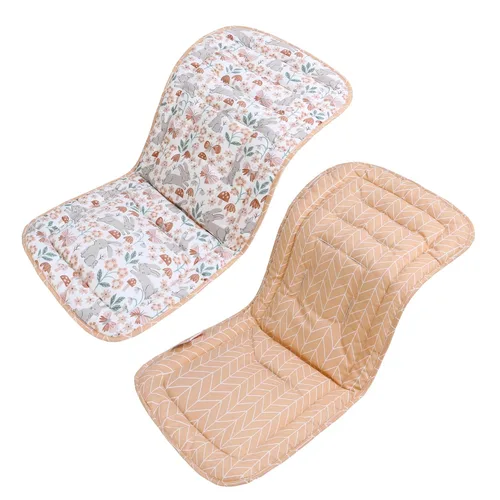 Vista 29 de Cojín para cochecito de bebé, inserto de asiento de automóvil infantil - reversible, universal, transpirable y suave, alfombrilla para cochecito