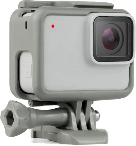 Vista 2 de SOONSUN Carcasa De Montaje De Marco Para GoPro Hero 5 6 7 Negro Blanco Plata Hero 2018 Cámaras Carcasa Protectora Con Hebilla Y Tornillo, Todas Las