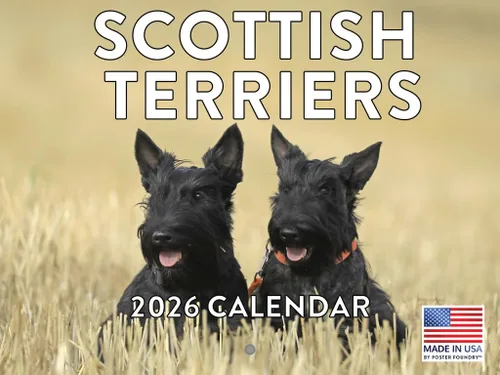 Vista 106 de Calendario Akita 2026 mensual de pared de 12 meses, fabricado en Estados Unidos