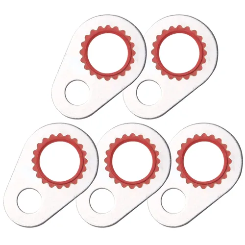 Vista 6 de BUSY-CORNER Juego de sellos de juntas tóricas para compresor de sistema de aire acondicionado, kit de arandelas de sello para puerto del compresor